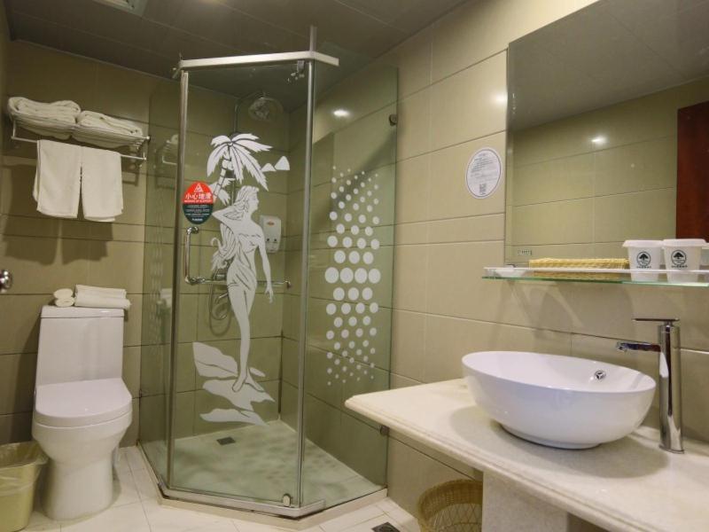 Greentree Inn Shanghai Pudong Airport Huaxia East Road Railway Station Shell Hotel Exterior foto