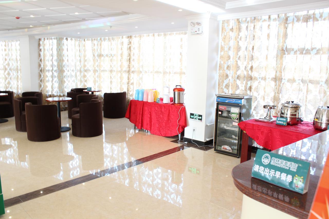 Greentree Inn Shanghai Pudong Airport Huaxia East Road Railway Station Shell Hotel Exterior foto